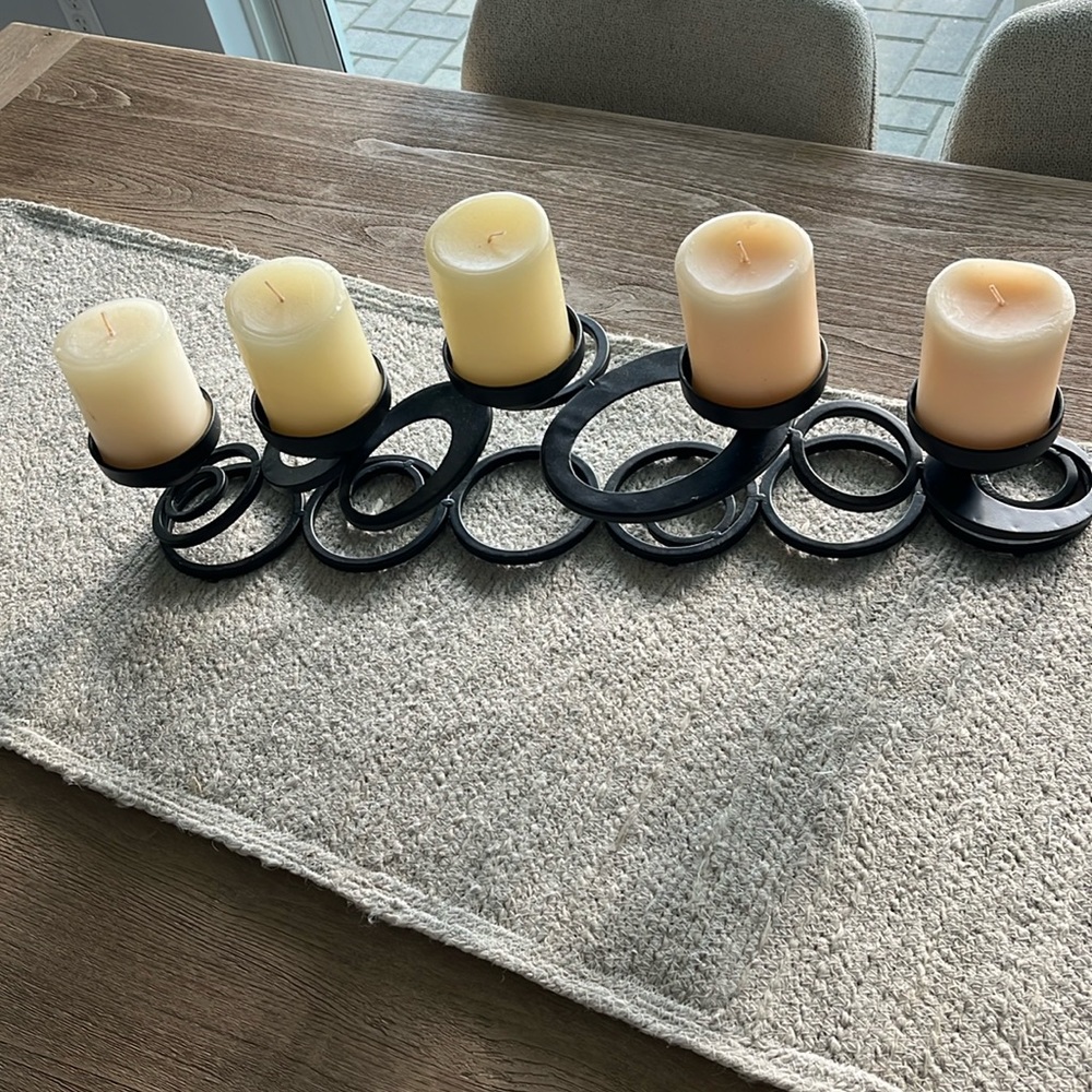 Pier 1 imports, candles and candle holder